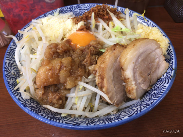 「小(汁無し)」@立川田田の写真