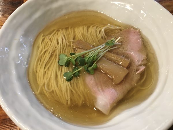 「塩煮干そば」@柴崎亭 梅丘店の写真