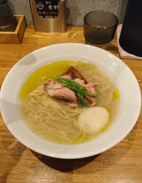 「限定 牡蠣と蜆トリュフそば大盛」@麺処 青野の写真