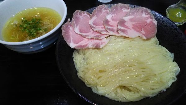 「塩つけ麺　大盛　チャーシュー」@町田汁場 しおらーめん進化 中山店の写真