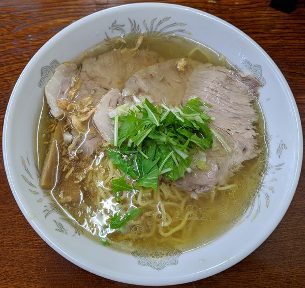 「塩チャーシューメン 1,050円」@支那そば一麺 下広岡店の写真