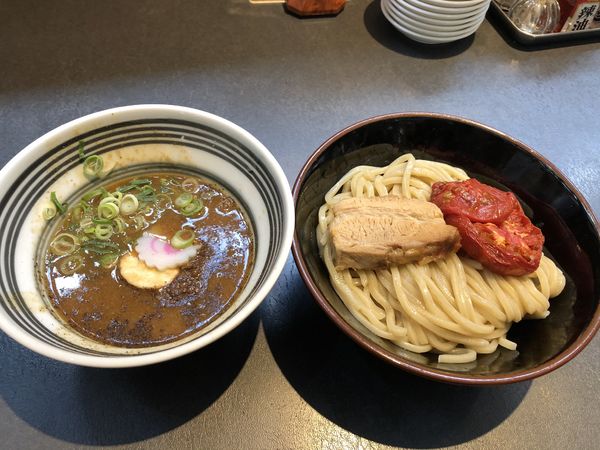 「太陽のローストトマトつけ麺　¥９３０」@つけ麺 天下の写真
