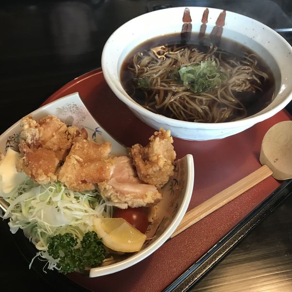 「山賊そば（￥990）※」@ものぐさ太郎 穂高城 松本インター店の写真