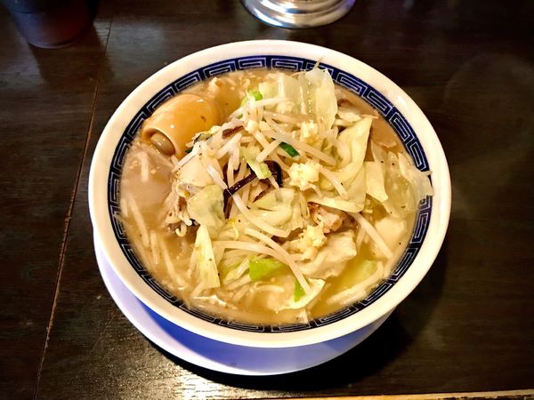 「タンメン+味玉」@タンメン ニュータマヤの写真