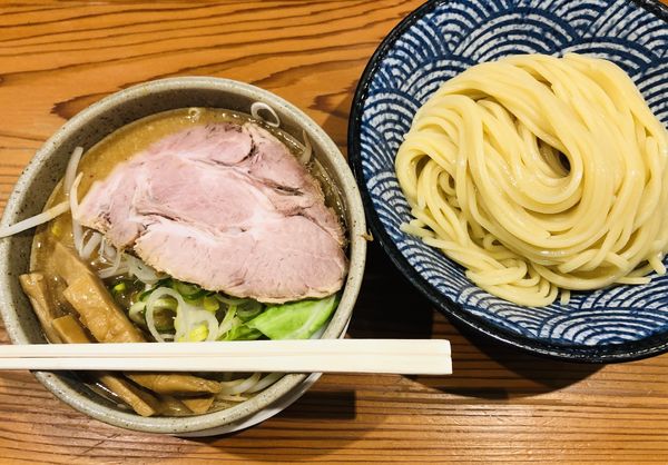 「つけ麺味噌(900円)」@麺 一直の写真