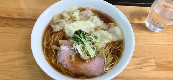 「ワンタン麺」@中華そば こてつの写真