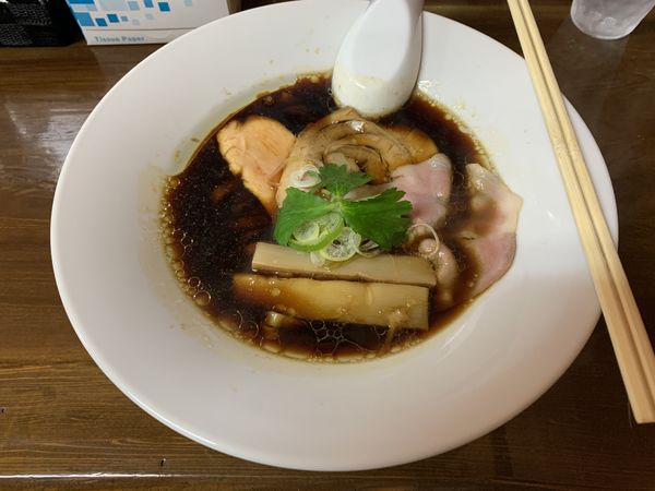 「漆黒 750円」@Ryukyu Ramen Apolloの写真