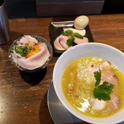 特製鶏そば、チャーシュー丼