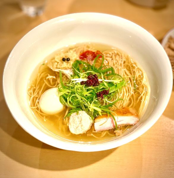 「味玉塩そば」@饗 くろ㐂の写真