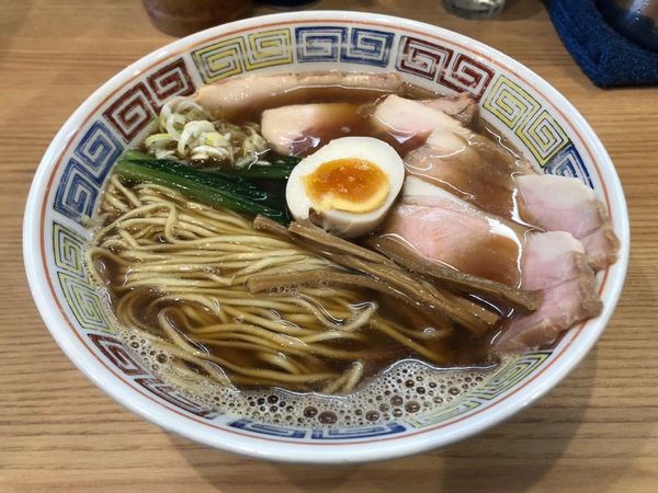 「焼豚中華そば」@ほっこり中華そば もつけの写真