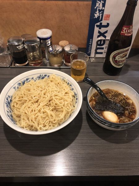 「味玉盛りそば（大盛り）」@大勝軒next 上野店の写真