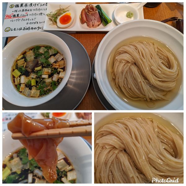 「昆布水のつけそば」@麺創房LEOの写真