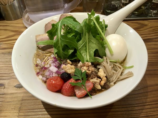 「鹿骨ジビエSP醤油白湯らぁ麺」@下北澤 Ramen KUWAJIMA.の写真