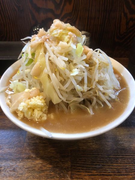「ラーメン並、全マシ」@麺屋 鳳の写真