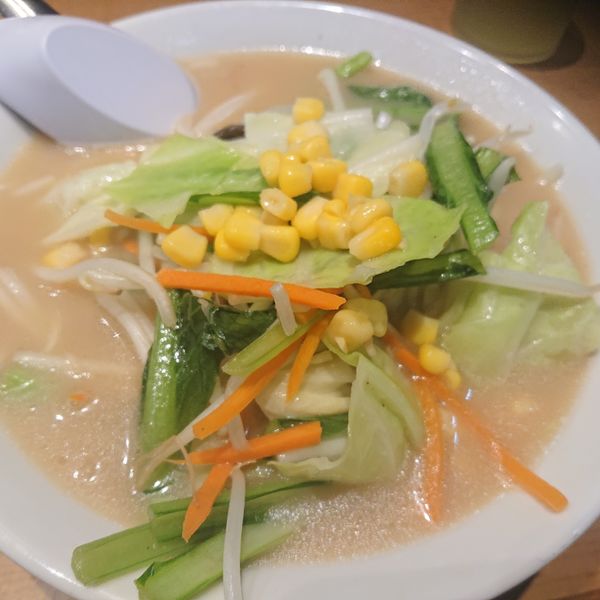 「青菜野菜ちゃんぽんのチャーハン唐揚げセット(1111円)」@丸源ラーメン 本郷台店の写真
