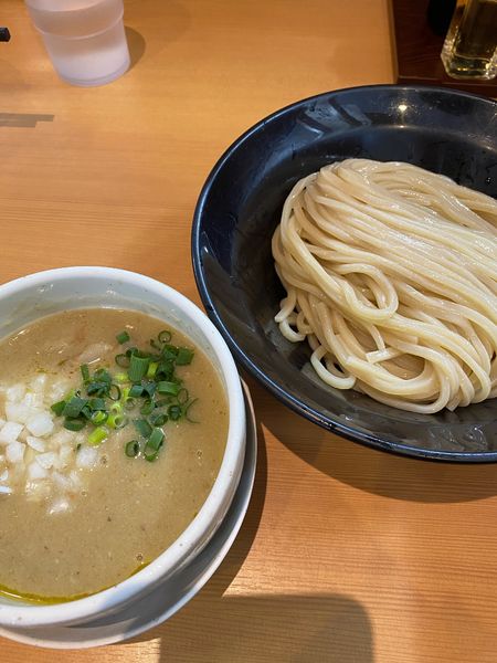 「鶏白湯つけめん　塩」@麺堂 稲葉の写真