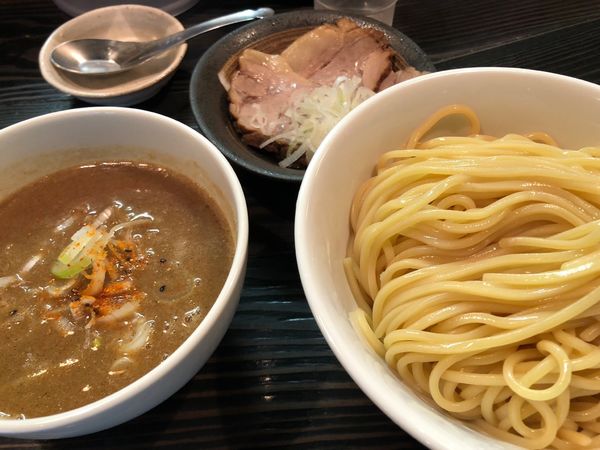 「つけめん+肉盛り」@麺屋 和利道 waritoの写真