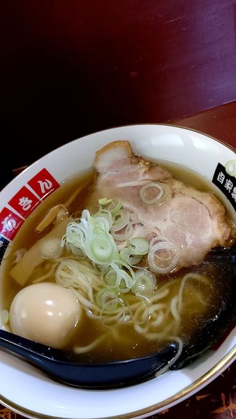 「地鶏醤油ラーメン　750円」@地鶏らーめん ちきんの写真