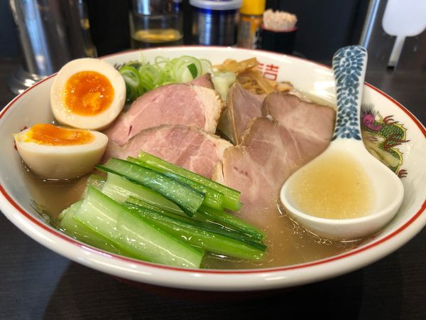 「味玉チャーシュー 塩」@中華麺きなりの写真