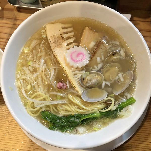 「塩そば　￥９００」@銀座 朧月の写真