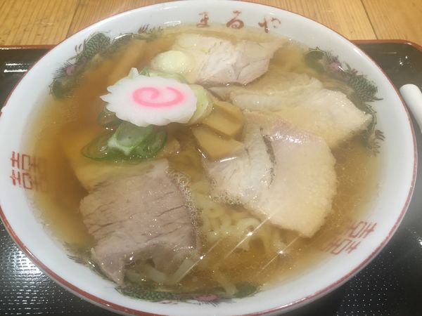 「喜多方ラーメン(¥770)【老麺まるや】」@日本橋ふくしま館 MIDETTE ミデッテの写真