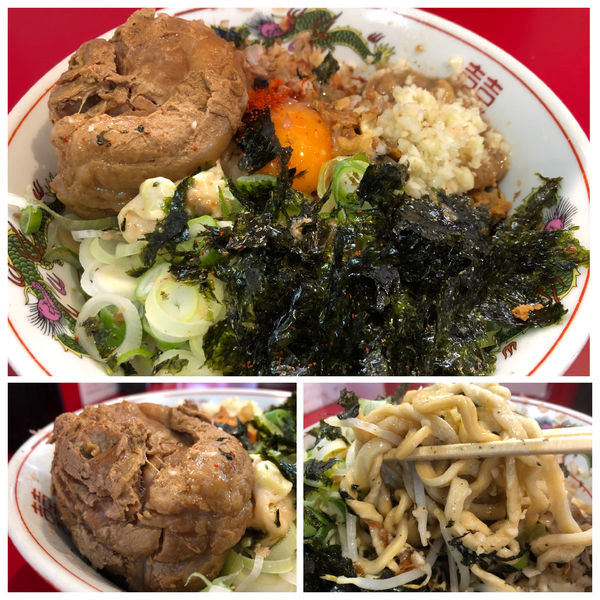 「ラーメン（豚２枚） 800円＋汁なし130円」@ラーメン英二の写真