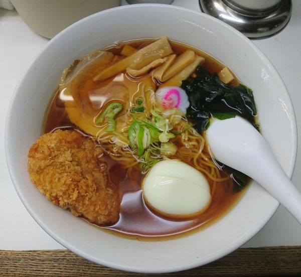 「コロッケ玉子ラーメン」@東武ラーメンの写真