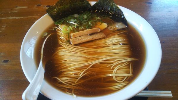 「中華そば+大盛」@麺や食堂 本店の写真