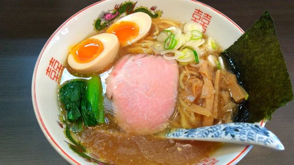 「味玉醤油」@中華麺きなりの写真