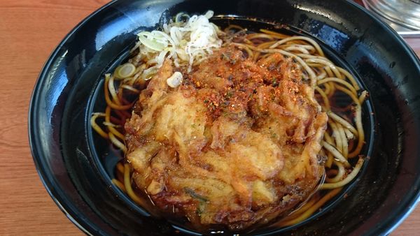 「かき揚げそば」@大江戸そば 錦糸町東店の写真