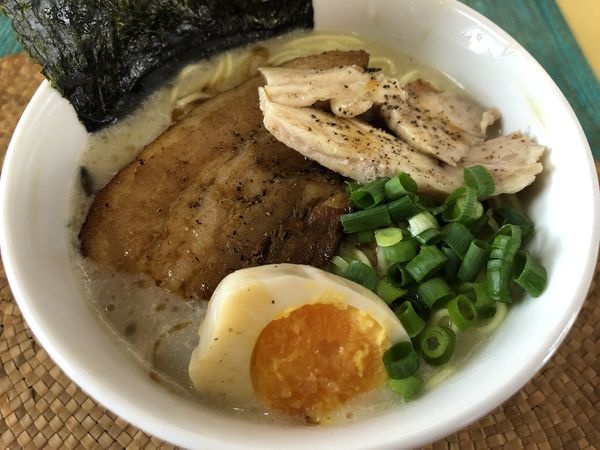 「鶏ポタそば（大盛）」@龍門瀑の写真