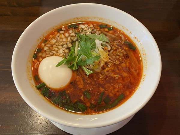 「虎の台湾750＋煮卵100+唐揚げセット200」@麺や風虎の写真