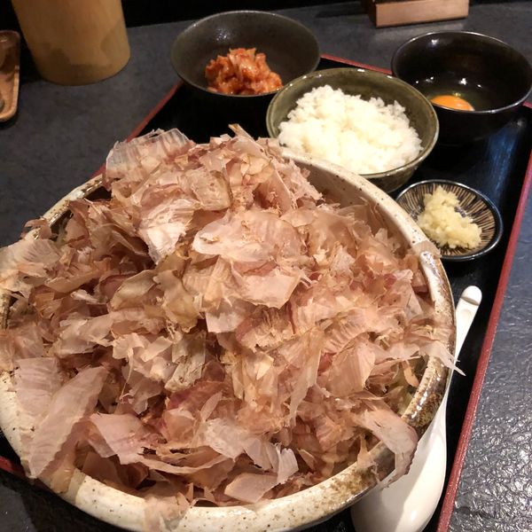 「【限定B】花鰹舞う納豆まぜそば ￥1170」@秋田ラーメン はまの写真