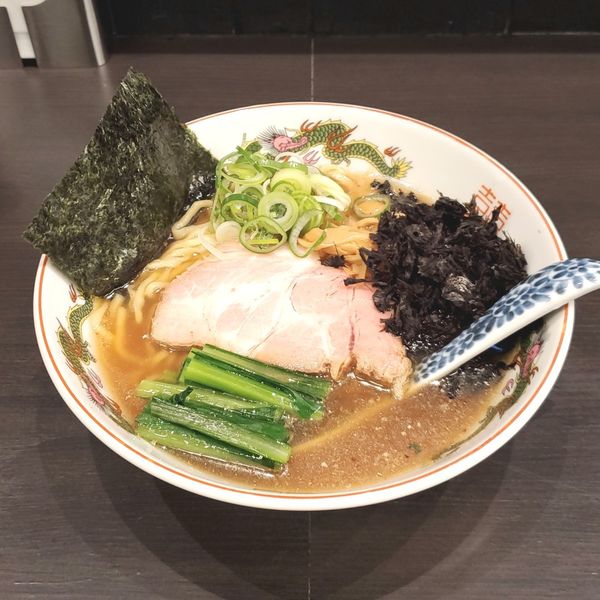 「醤油＋バラ海苔」@中華麺きなりの写真