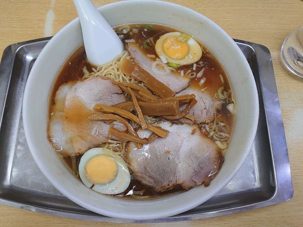 「チャーシュウ麺+玉子(1070円)」@大勝軒 東岩槻店の写真