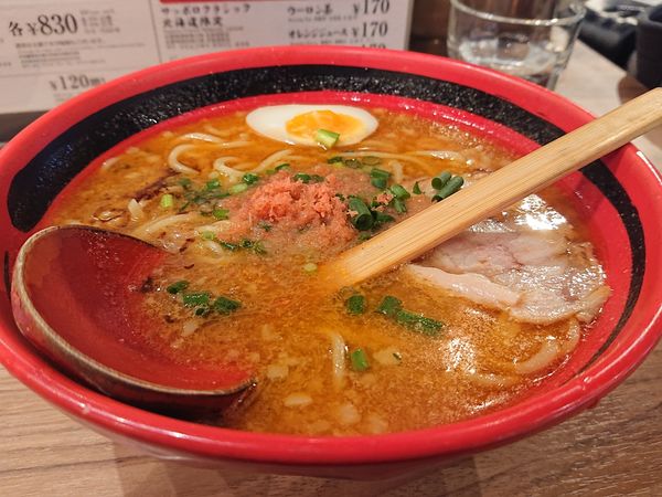 「えびみそ(そのまま、太麺)」@えびそば一幻 新千歳空港店の写真