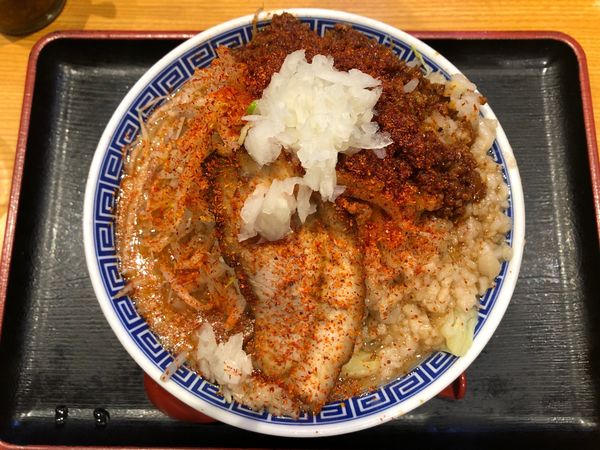 「旨辛角ふじそば」@つくば麺屋こうじの写真