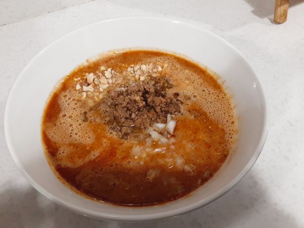 「ナッツを感じる？坦々麺」@ラーメン星印の写真