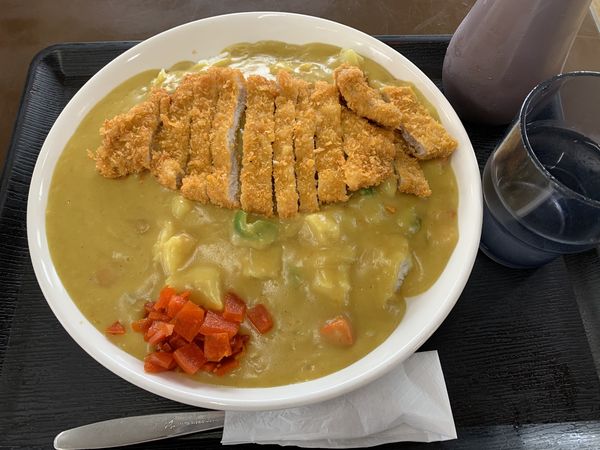 「カツカレー 750円」@みどり屋食堂の写真