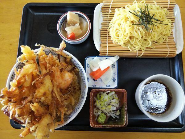「ざる中華定食」@三幸軒 川中島店の写真