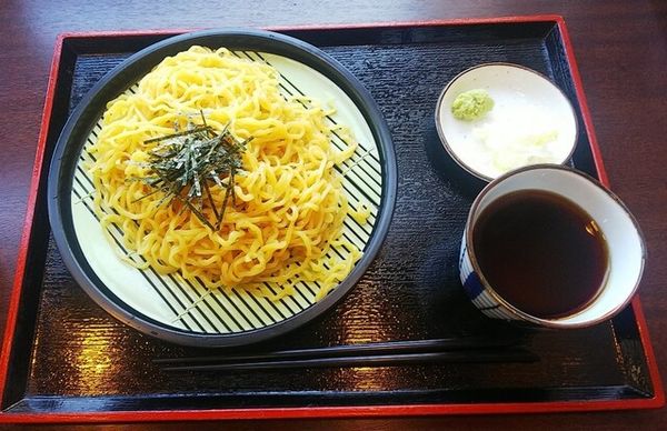 「ざるラーメン500円」@食事処円楽 米沢店の写真