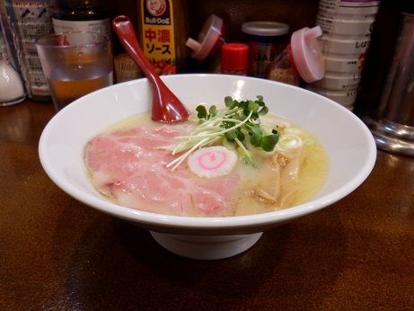 「鶏白湯ＳＯＢＡ（塩）」@鶏SOBA新之助の写真