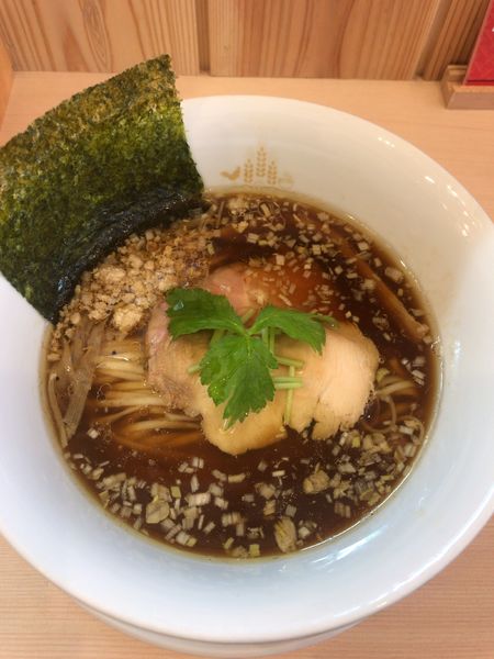 「醤油鶏そば」@鶏そばムタヒロ 花小金井店の写真