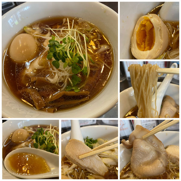 「味玉中華そば しば田 950円」@らあめん花月嵐 浅草橋店の写真