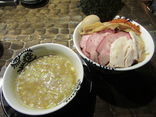 「特級辛つけ蕎麦（１１５０円）」@特級鶏蕎麦 龍介の写真