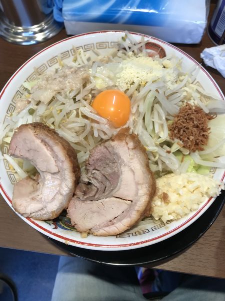 「小ラーメン汁なし粉チーズ」@豚山 大森店の写真