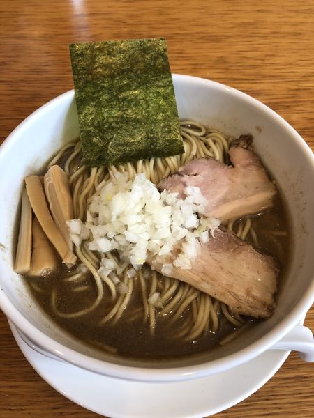 「煮干そば(中)750円」@煮干そば とみ田の写真