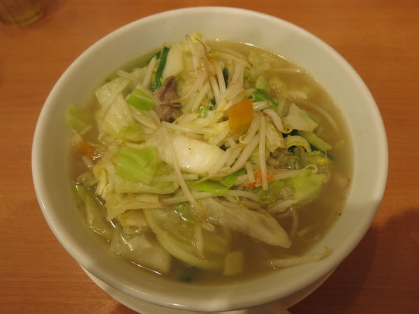 「野菜たっぷりタンメン+餃子：730円」@日高屋 赤坂一ツ木通店の写真