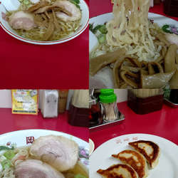 『塩ラーメン+餃子3個(¥700+300)』