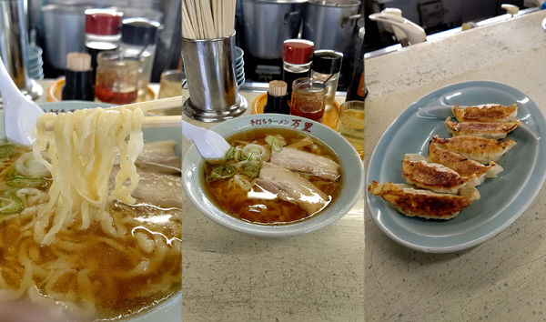 「『ラーメン+餃子(¥660+400)』」@万里の写真